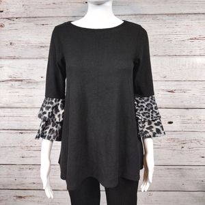 🍉5 for $25* Riah Fashion Ruffle Sleeve Sweatshirt